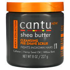 Cantu Men's Shea Butter Cleansing Pre-Shave Scrub 8oz