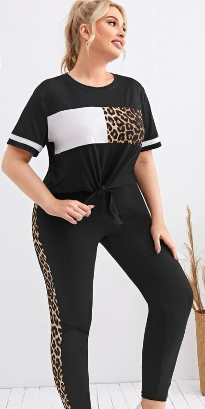 Cheetah Leggings Set