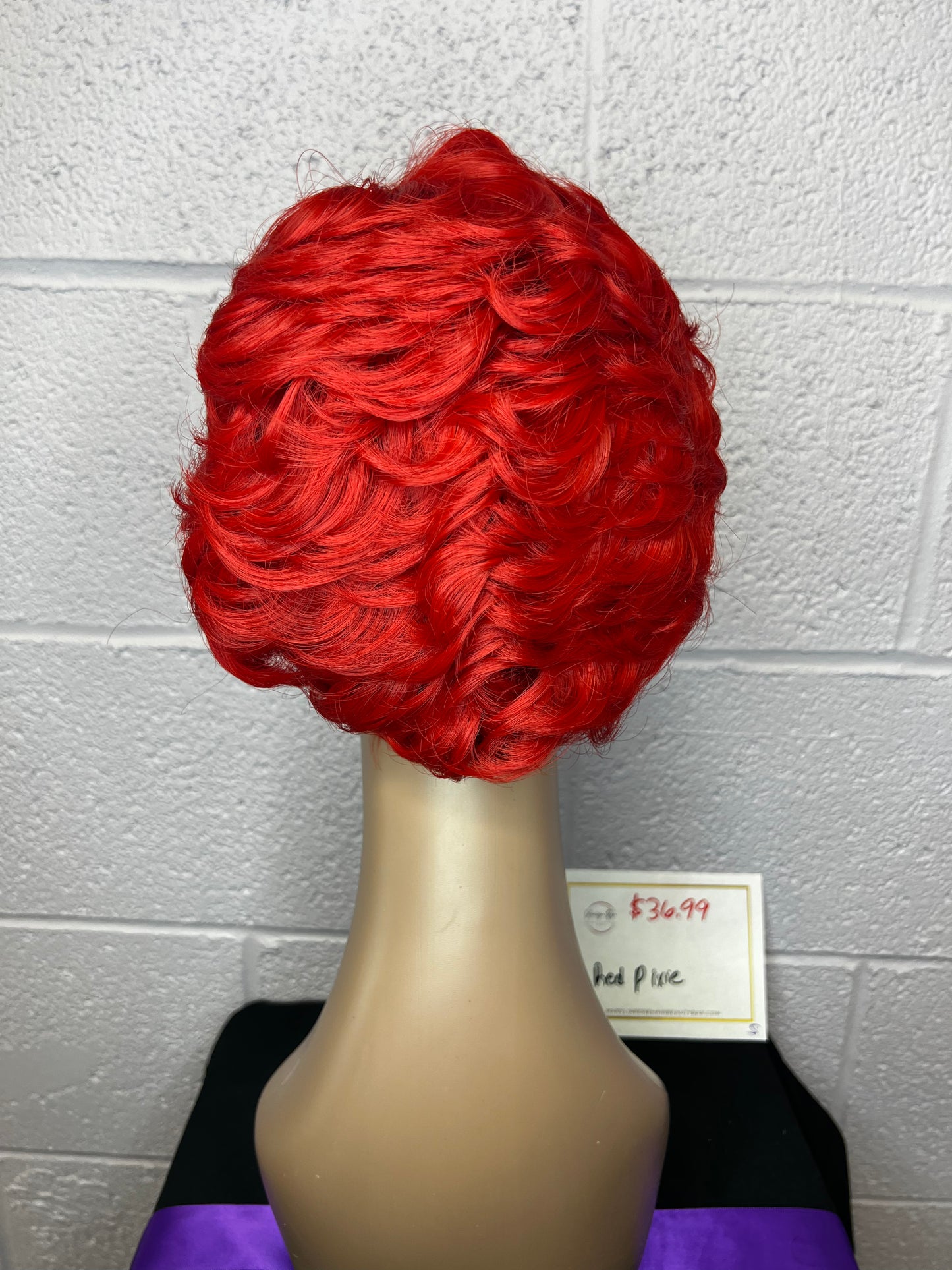 Red Pixie Wig