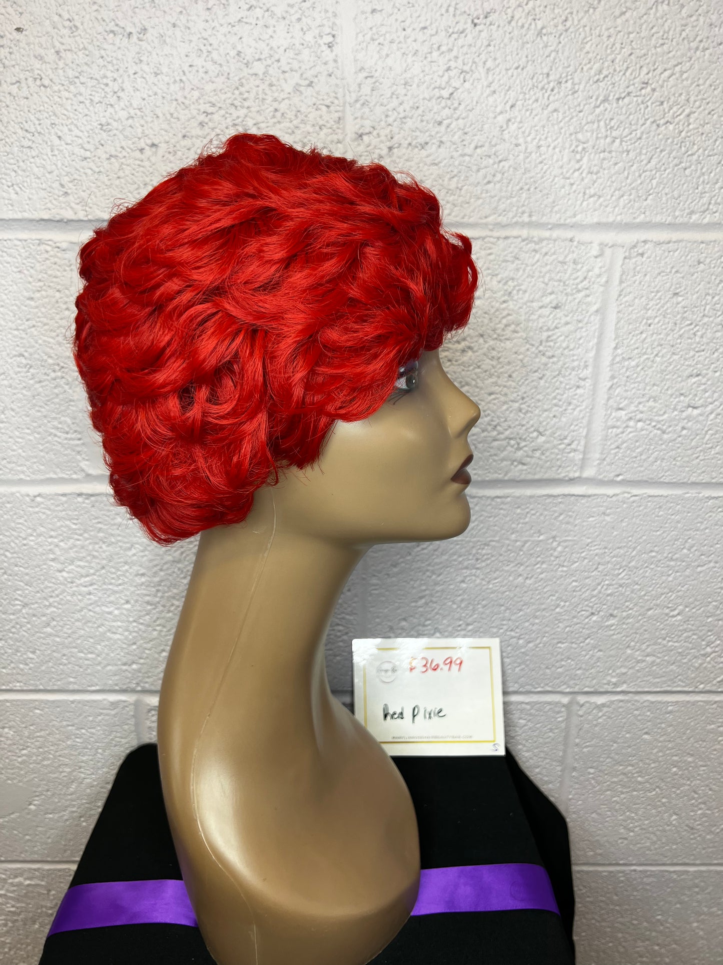 Red Pixie Wig