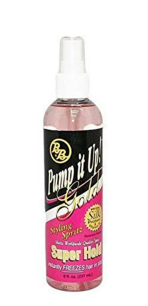 BB Pump it Up! Styling Spritz, Gold Super Hold