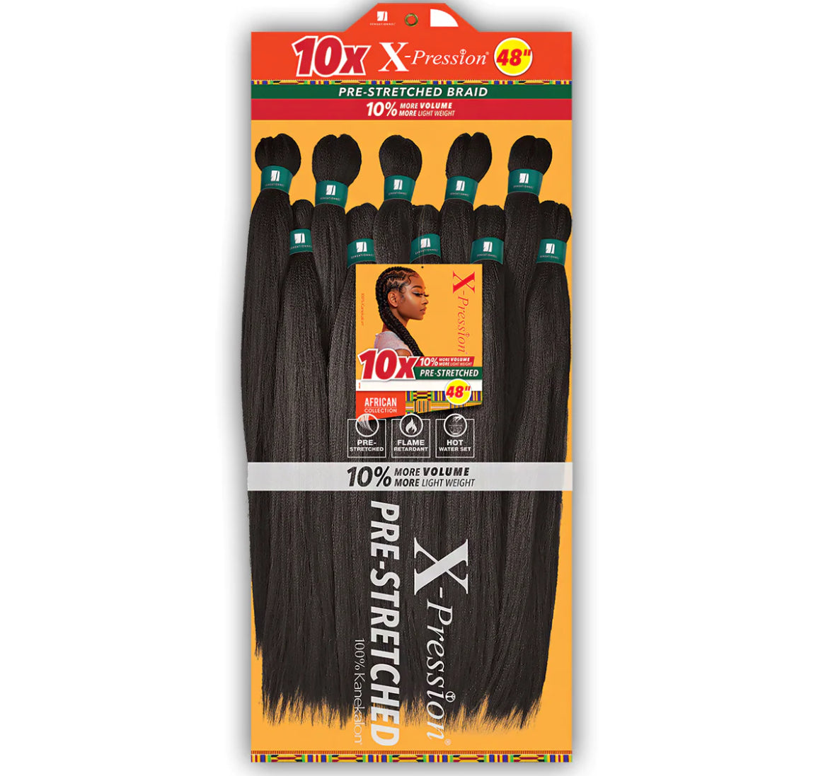 10x Pre-Stretched Braiding Hair