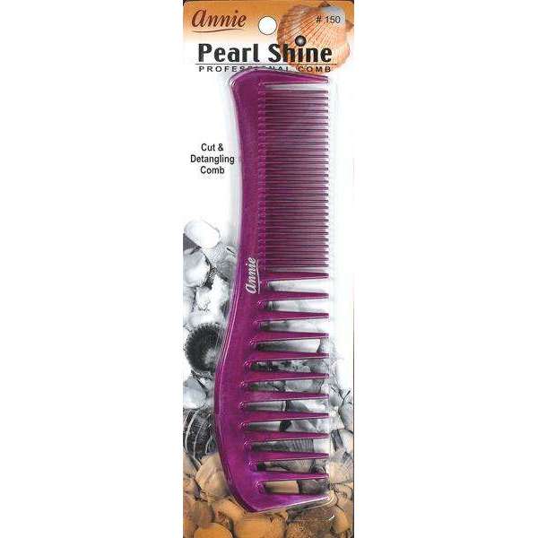 Annie Pearl Shine Cut and detangler comb