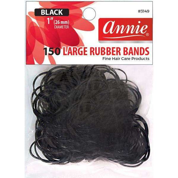150 pc rubber bands black
