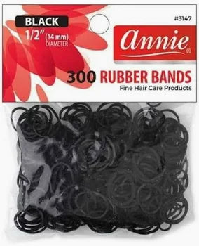 Annie 300 pc rubber bands black
