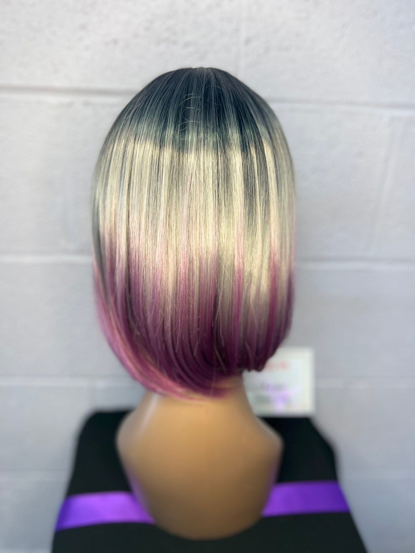 Grey/Purple Ombré Wig