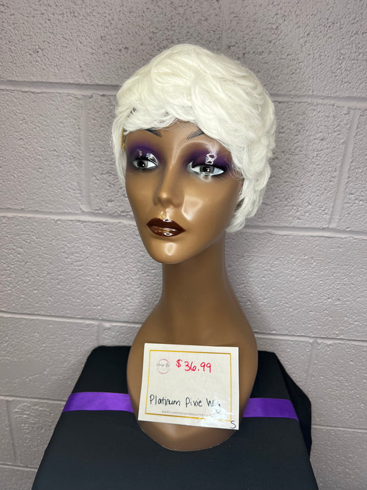 Platinum Pixie Wig