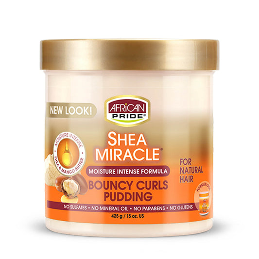 African Pride Shea Butter Miracle Bouncy Curls Pudding