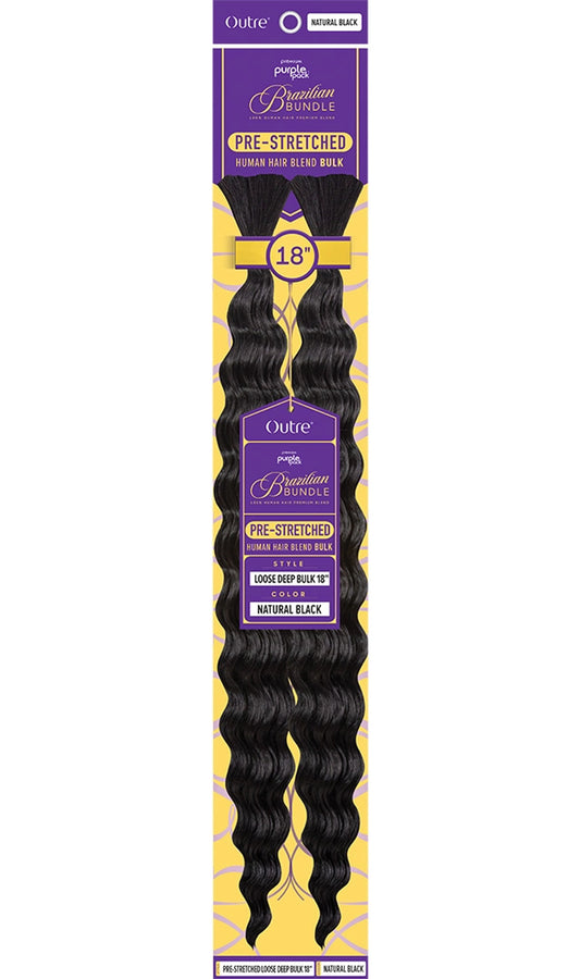 Outre Purple Brazilian Pre-Stretched Loose Deep Bulk