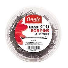 Annie bob Pins 2" 300 ct Black