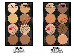 L.A. Colors I Heart MakeUp Contour Palette