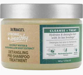 Dr. Miracles Strong + Healthy Detangling Pre-Shampoo Treatment 12oz