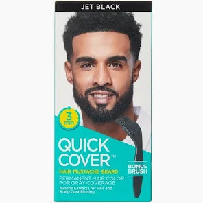 Kiss Quick cover hair mustache beard